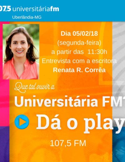 Entrevista na rádio Universitária FM